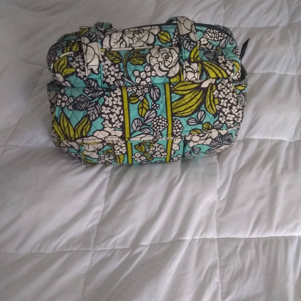 Vera Bradley Island Blooms Diaper Bag